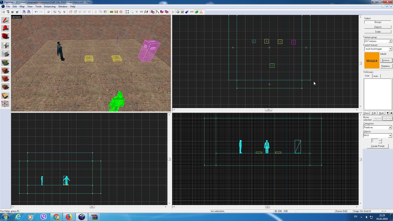 Маппинг на Source. Передвижение NPC.