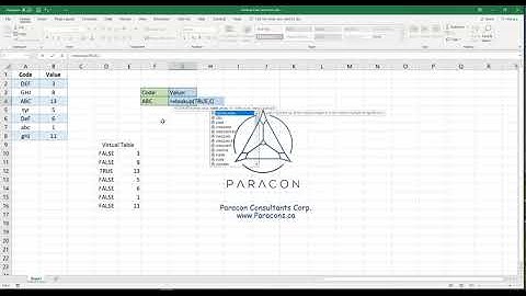 Excel Vlookup Case Sensitive