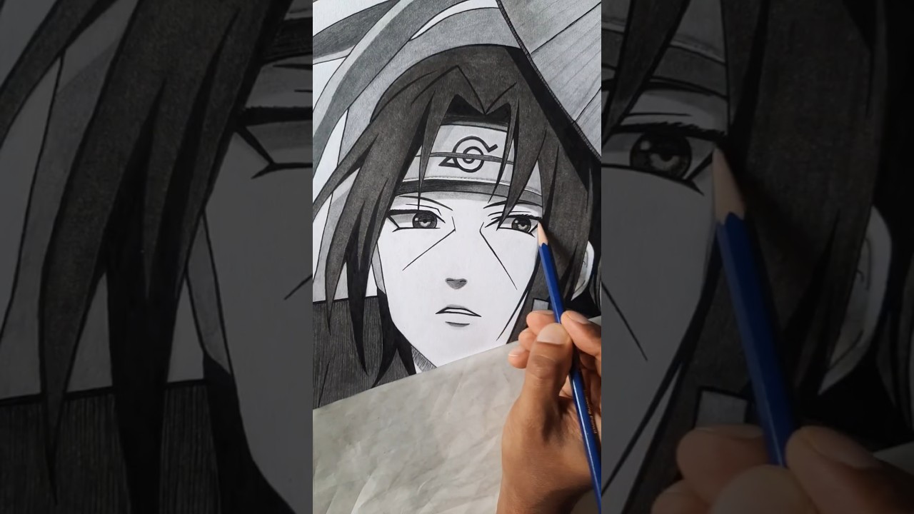 Drawing Itachi Uchiha #anime #itachi #art #artist #sketch #naruto #itachiuchiha #animeart