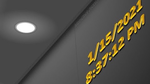 MatsClock 260063 - Free Digital Clock for PowerPoint Presentation Slides