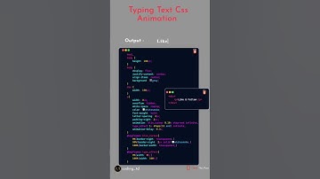 CSS Text Typing Animation | Text Typing Animation | HTML CSS Tutorial #css #coding_td