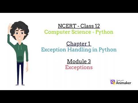 1.3 Exceptions - Exception Handling Class 12 NCERT Computer Science ...