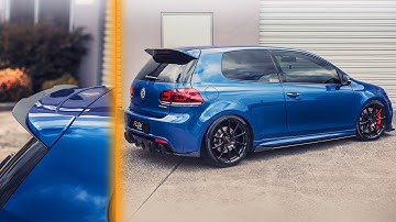 MK6 Golf R & GTI Rear Spoiler Extension by Flow Designs Australia