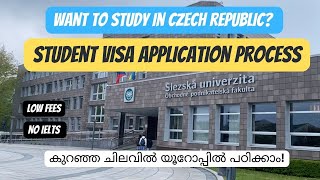 Student Visa Czech Republic Malayalam Application Process Visa Doents 2024