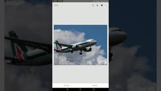 Alitalia A320 photo editing tutorial #Shorts screenshot 1