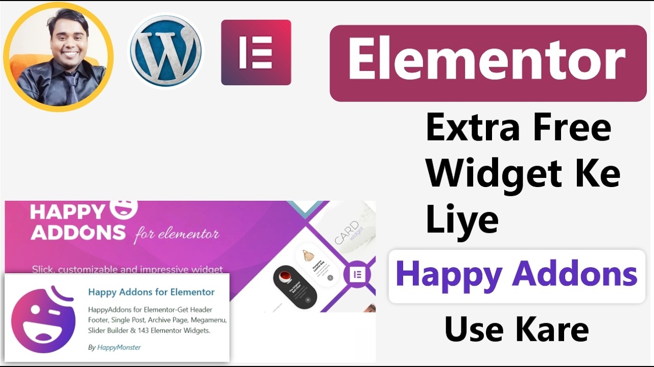 Happy Addons Elementor Plugin | Advanced Widgets Tutorial Hindi - YouTube