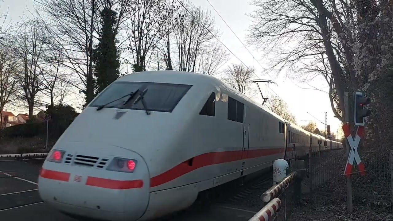 Bahnübergang im Krugfeld Hildesheim Züge am 17.1./21.1.2026 