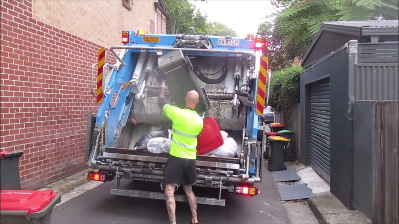 City Of Sydney Garbage (Cleanaway RL00492) YouTube
