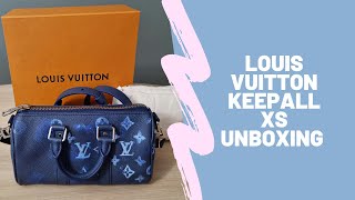 Louis Vuitton Keepall XS SS22 collection #virgilabloh, unboxing, what fits