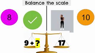 Math DPA: Missing Number Equality Balance Scales - Body Break