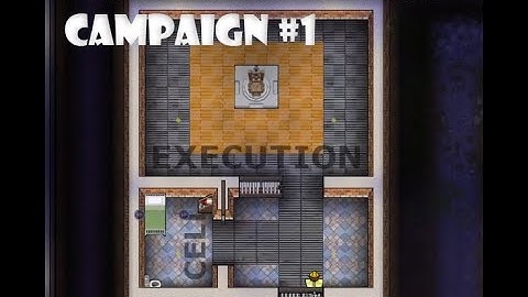 Creating an Execution Chamber - Prison Architect Campaign #1 Death Row (No Commentary)