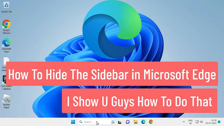 How To Hide The Sidebar in Microsoft Edge On Windows 11