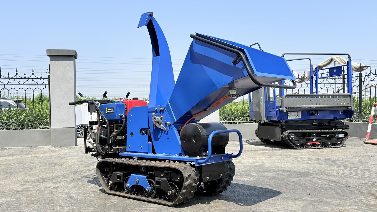 crawler type garden leaf shredder #shredder