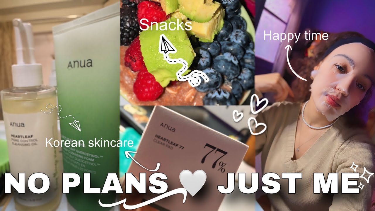 A Cozy Sunday Vlog | يوم أحد عفوي بدون تخطيط 🤍 ( Korean skincare, 🥘..)