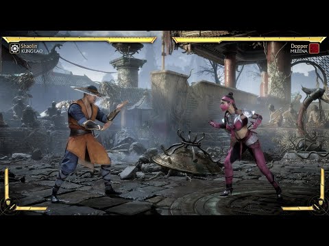 Kung Lao vs Mileena (Hardest AI) - Mortal Kombat 11