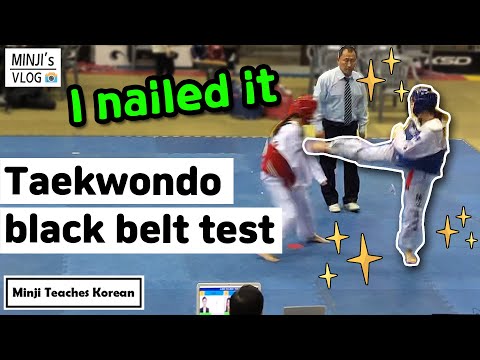 A (Very Belated) Taekwondo VLOG ㅣ I nailed my Black Belt Test!!!