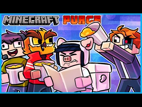 Minecraft Purge but my friends try to ruin everything…
