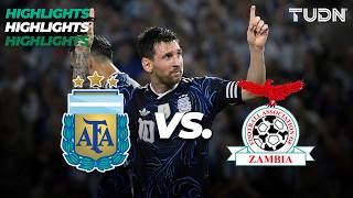 Celebrity HIGHLIGHTS - Argentina vs Zambia | Partido de preparación al Mundial 2026 | TUDN Wealth