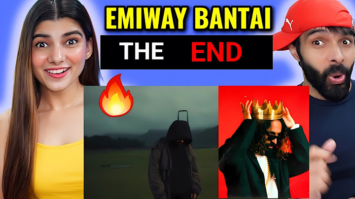 EMIWAY BANTAI - THE END | (PROD BY - ABYSS) | OFFICIAL MUSIC VIDEO | sPEAK EP Reaction