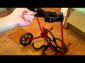 ペット用車いす K-9 Cartsの説明ムービー　驚くほど軽い！