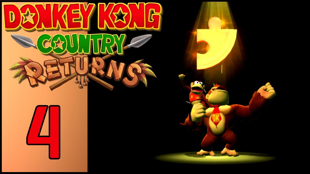 Collecting All Remaining Puzzle Pieces in World 1 - Donkey Kong