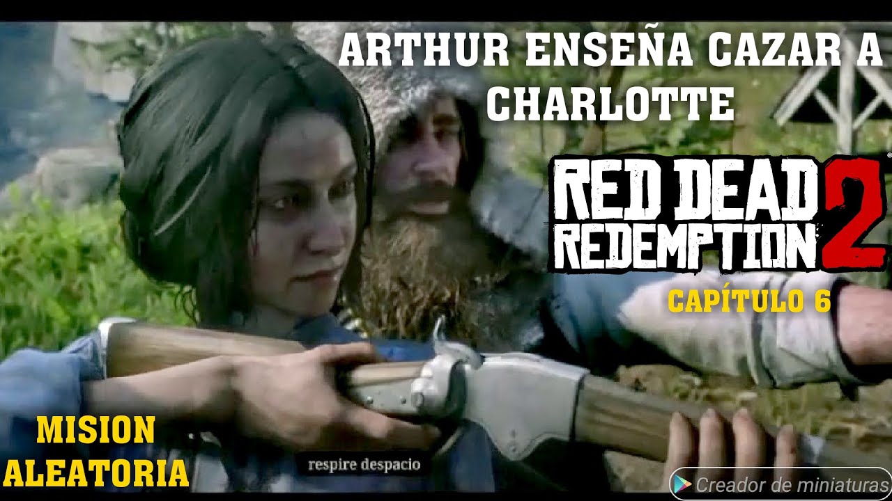 CHARLOTTE AMIGA DE ARTHUR RED DEAD REDENTION 2 MISION ALEATORIA CAPÍTULO 6