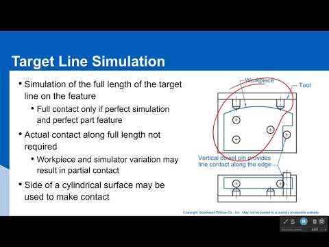 Datum Target Simulation