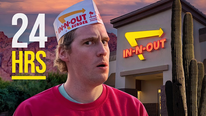 I Ate In-N-Out Every Hour for 24 Hours