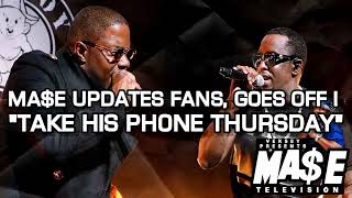 Mase talks new music, why he keeps leaving, will do interviews, goes off on Puff and much more !
