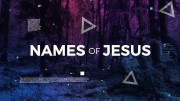 CHRISTMAS | Service Opener & Worship Intro |  Names of Jesus