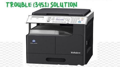 KONICA MINOLTA BIZHUB solve error code c3451 Servic call Solution#short#shorts#Konica#problem