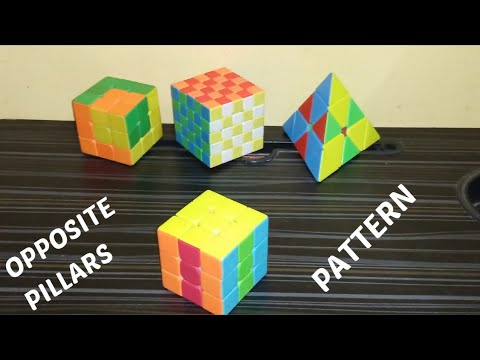 Opposite Pillars Pattern | 3×3 Rubik's cube |[Pattern Series ] A.V ...