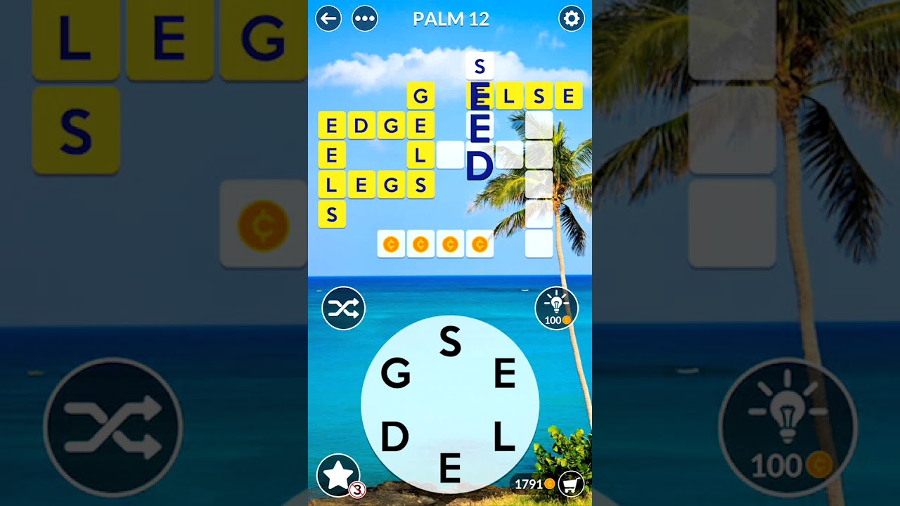 Wordscapes Palm 12 | Wordscapes Answers