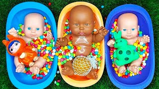 ★全種セット★ M&M's エムアンドエムズ スキャンラジオ 4 Minutes Satisfying with Unpacking Bright Tins with Radiant