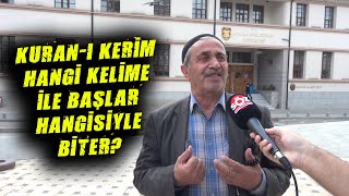 Kuranı Kerim Hangi Kelime ile Başlar Hangi Kelime ile Biter?