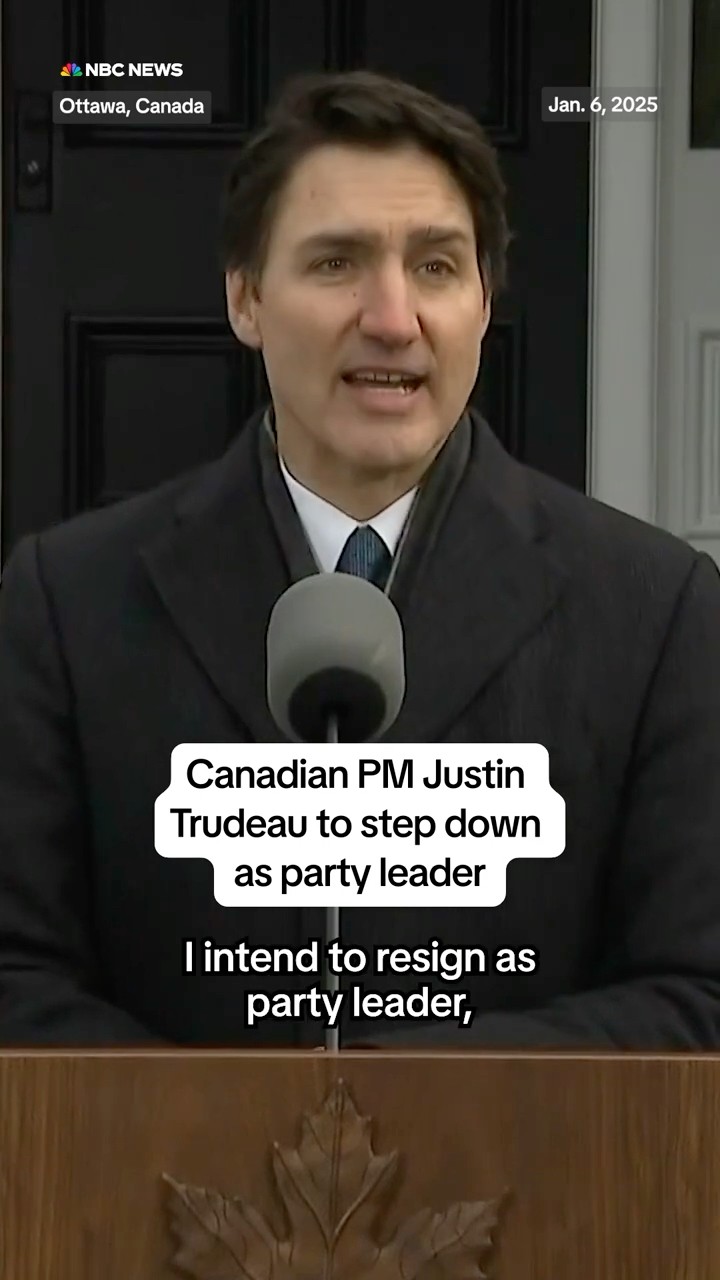 Canadian PM Justin Trudeau to step down as party leader