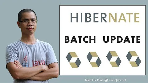 Hibernate Batch Update Howto