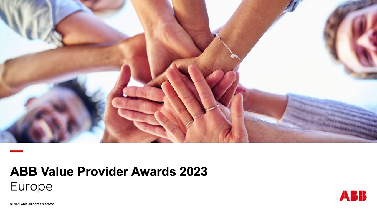 Winners of the ABB Value Provider Awards 2023 – Europe – Video