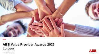 ABB Value Provider Awards 2023 - Europe WINNERS