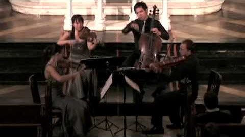 Attacca Quartet plays Haydn Op. 1 no. 2 -- First Movement