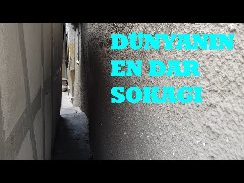 Video: Dünyanın En Dar Sokağı Hangisidir