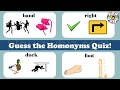 Lilquizwhiz Fun English quiz [Homonyms]