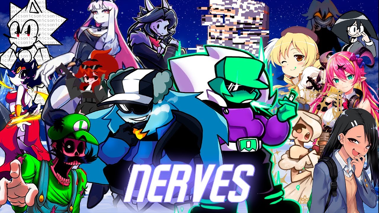 Nerves but Different Characters Sing It  (FNF Nerves but Everyone Sings It)