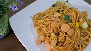 Spaghetti goreng jawa