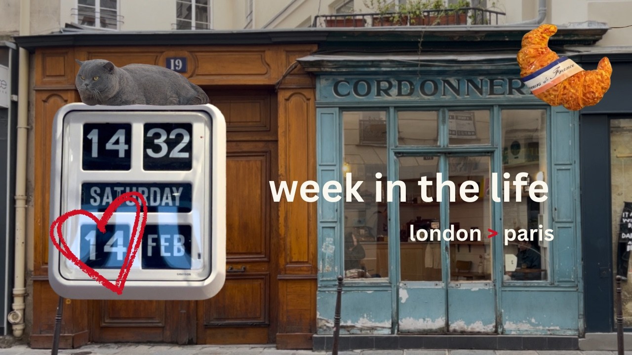 a week in paris & london | work, art workshops & foody valentines day