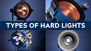 Types of Hard Lights  Fresnel vs Par vs Open Face Lights | Film Lighting Techniques