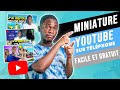 Crer une miniature youtube avec son tlphone portable canva