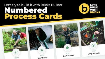 Bricks Builder | Numbered Process Cards | Built with Bricks Builder in Wordpress