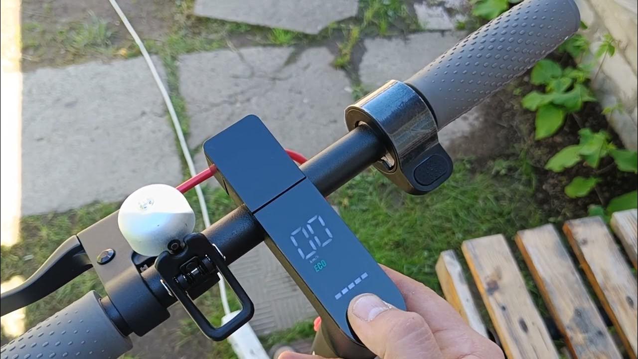Электросамокат Digma urban Lite меню - YouTube