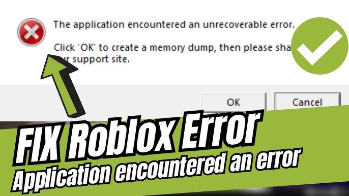 Roblox Memory DUMP Error (2023 FIX) - The Application Encountered